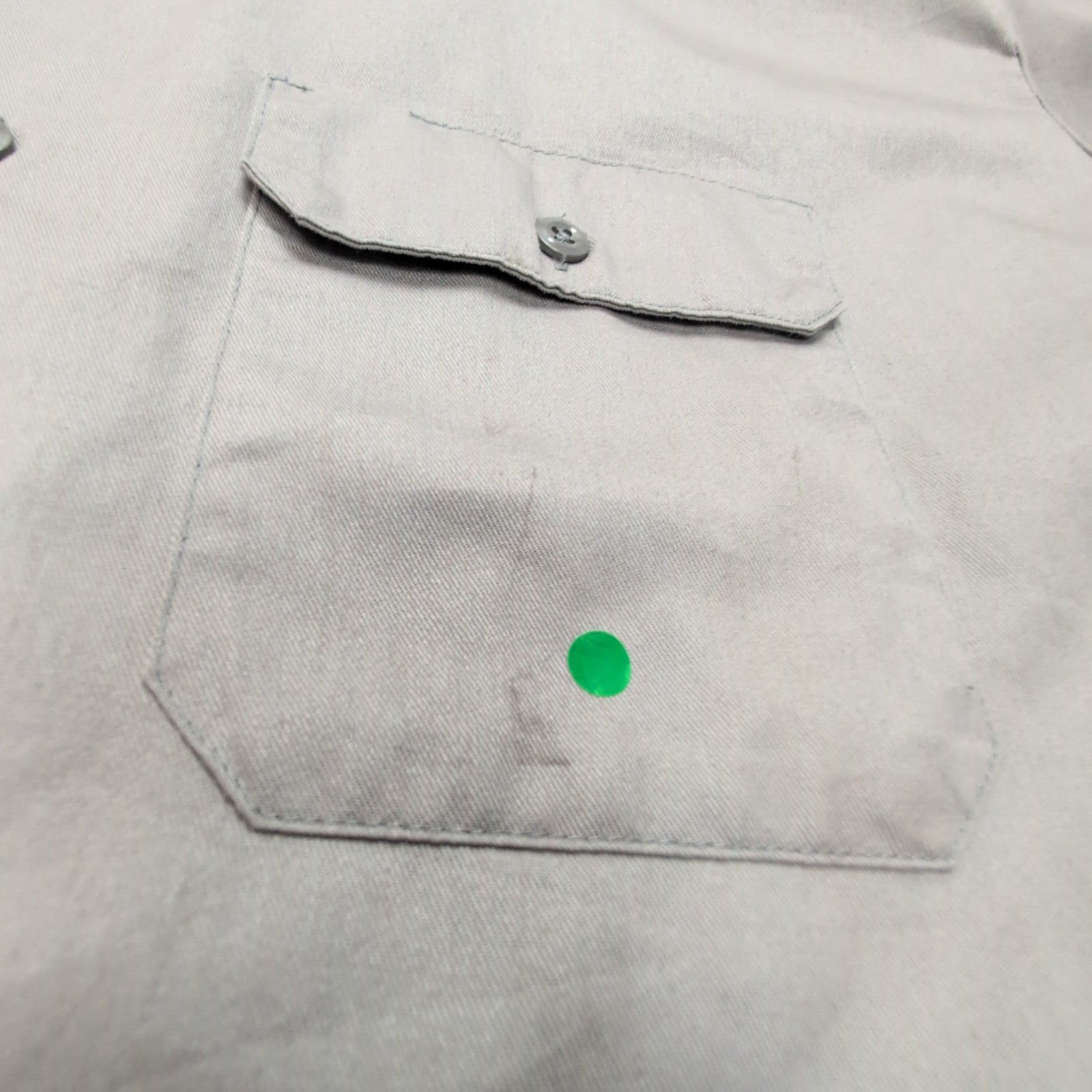 Chemise Dickies 3XL Grise Manches courtes Workwear Made in Mexico 2 Poches