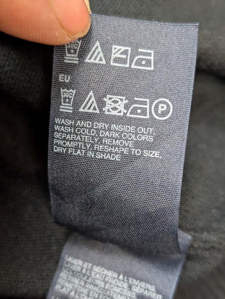 Pull Tommy Hilfiger Homme Col V Noir Coton et Cachemire - Taille XXL