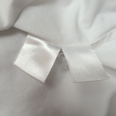 Chemise Yves Saint Laurent XL Blanche Logo Brodé Manches Courtes Poche
