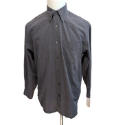 Chemise Nautica Hong Kong M vert violet carreaux 55 % coton / 45 % Tencel