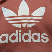 Sweat à Capuche Adidas Saumon Foncé - Coupe Oversize - Neuf - Taille XS/L