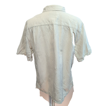 Chemise Hawaïenne Manches Courtes Caribbean Joe Soie Brodée XL
