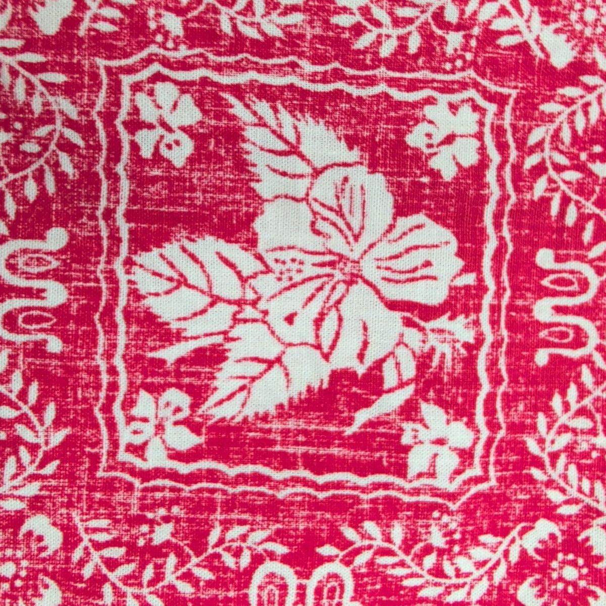 Chemise Hawaïenne Reyn Spooner M Made in Hawaii Rouge Motifs Coton