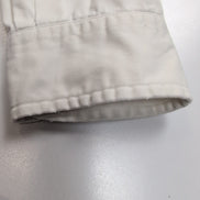 Chemise Ralph Lauren XL Vintage Blanche Coton Lourd Logo Bleu