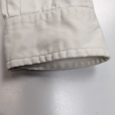Chemise Ralph Lauren XL Vintage Blanche Coton Lourd Logo Bleu