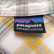 Chemise Patagonia S M Western Vert Carreaux Coton 2 Poches manches longues