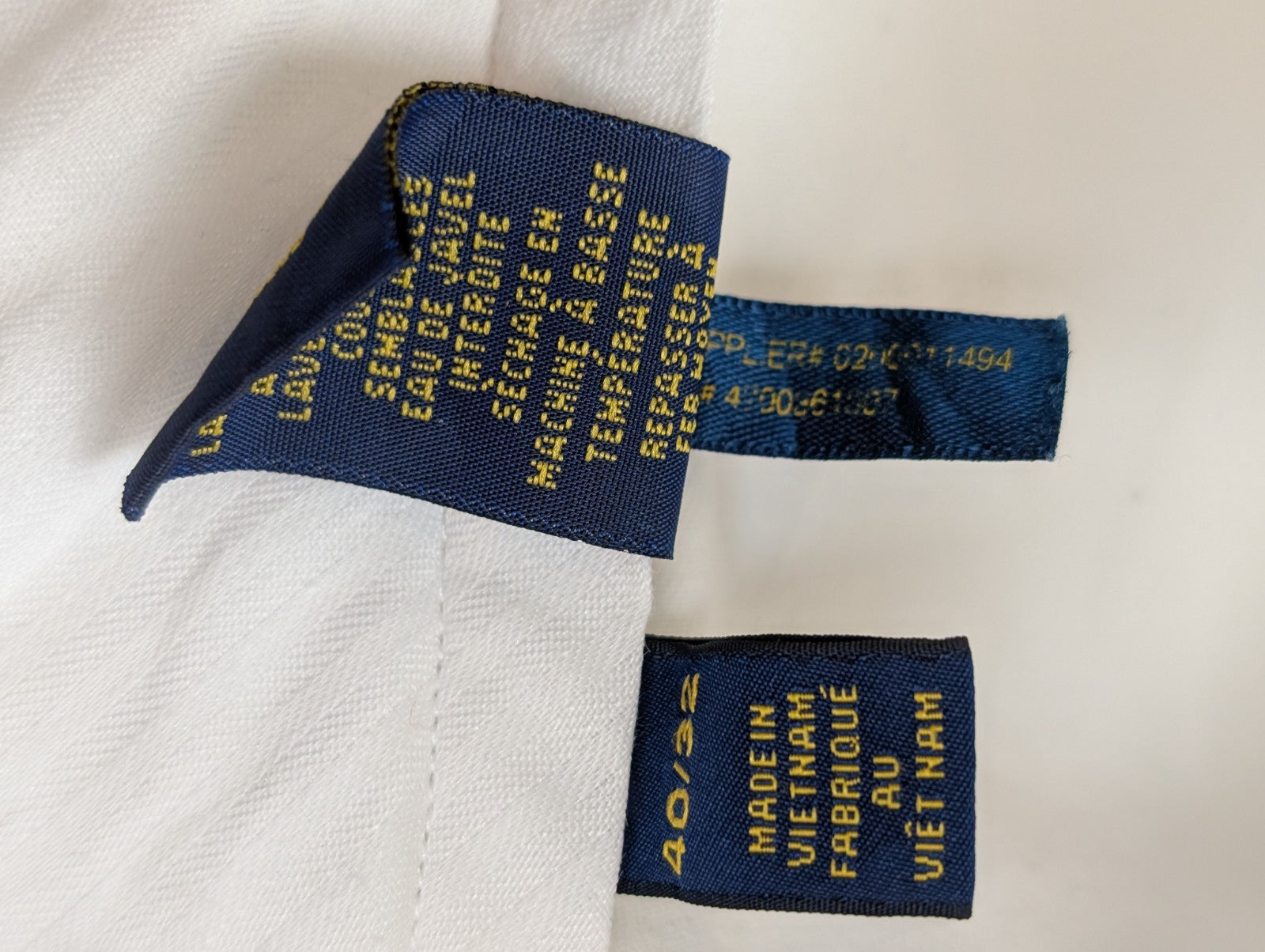 Pantalon Chino POLO RALPH LAUREN Blanc Pur ❄️ Taille W40 (48 FR) ❄️ Luxe