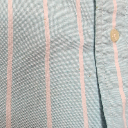 Chemise Ralph Lauren Classic Fit XL Turquoise Rayures Logo Premium