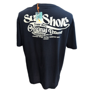 T-shirt STH Shore XL Bleu Marine Surf Logo Dos Neuf avec Étiquette