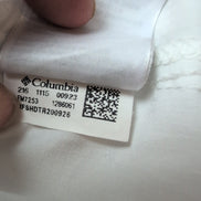 Chemise Pêche Columbia PFG Omni-Shade XLTG Blanc 6 Poches Manches Longues