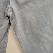 Jean Wrangler Homme Vintage Bleu W34 L32 Denim Robuste Épais Taille Élastique