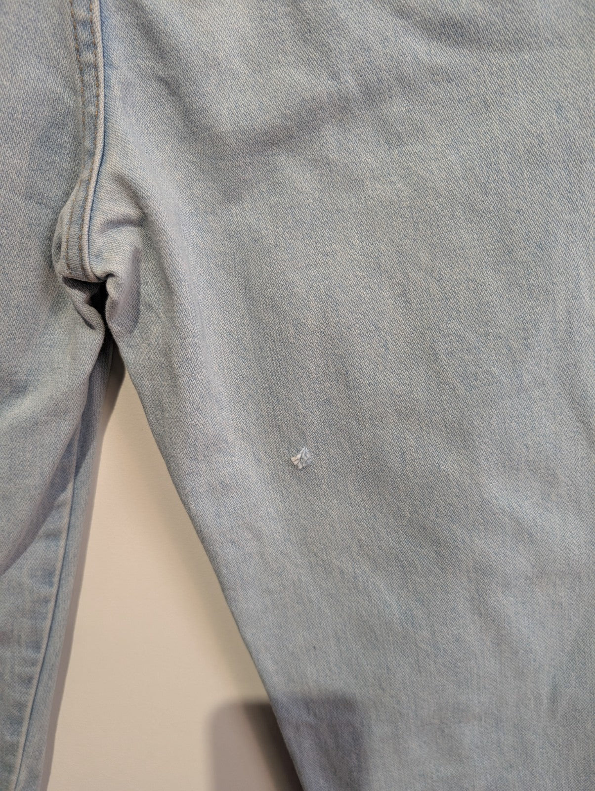 Jean Wrangler Homme Vintage Bleu W34 L32 Denim Robuste Épais Taille Élastique