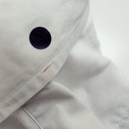 Chemise Ralph Lauren L Blanc Uni Logo Bleu Manches Courtes