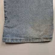 Jean Wrangler Relaxed Fit Bleu Clair W34 L32 Toile Épaisse Vintage Homme