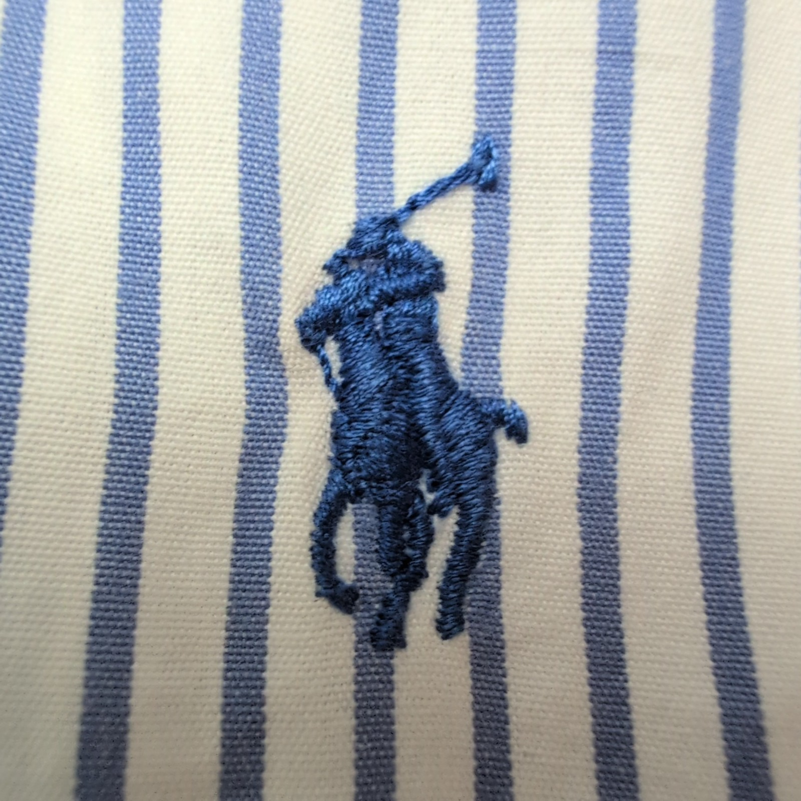 Chemise Ralph Lauren Blake S Bleu Rayures 100s Two Ply Coton Hong Kong
