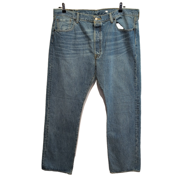 Levi’s 501 Jean Homme W40 L32 Bleu Vintage Pantalon Bouton Neuf