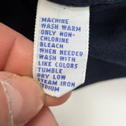 Sweat Polo Ralph Lauren L XL bleu marine logo rouge brodé col rond
