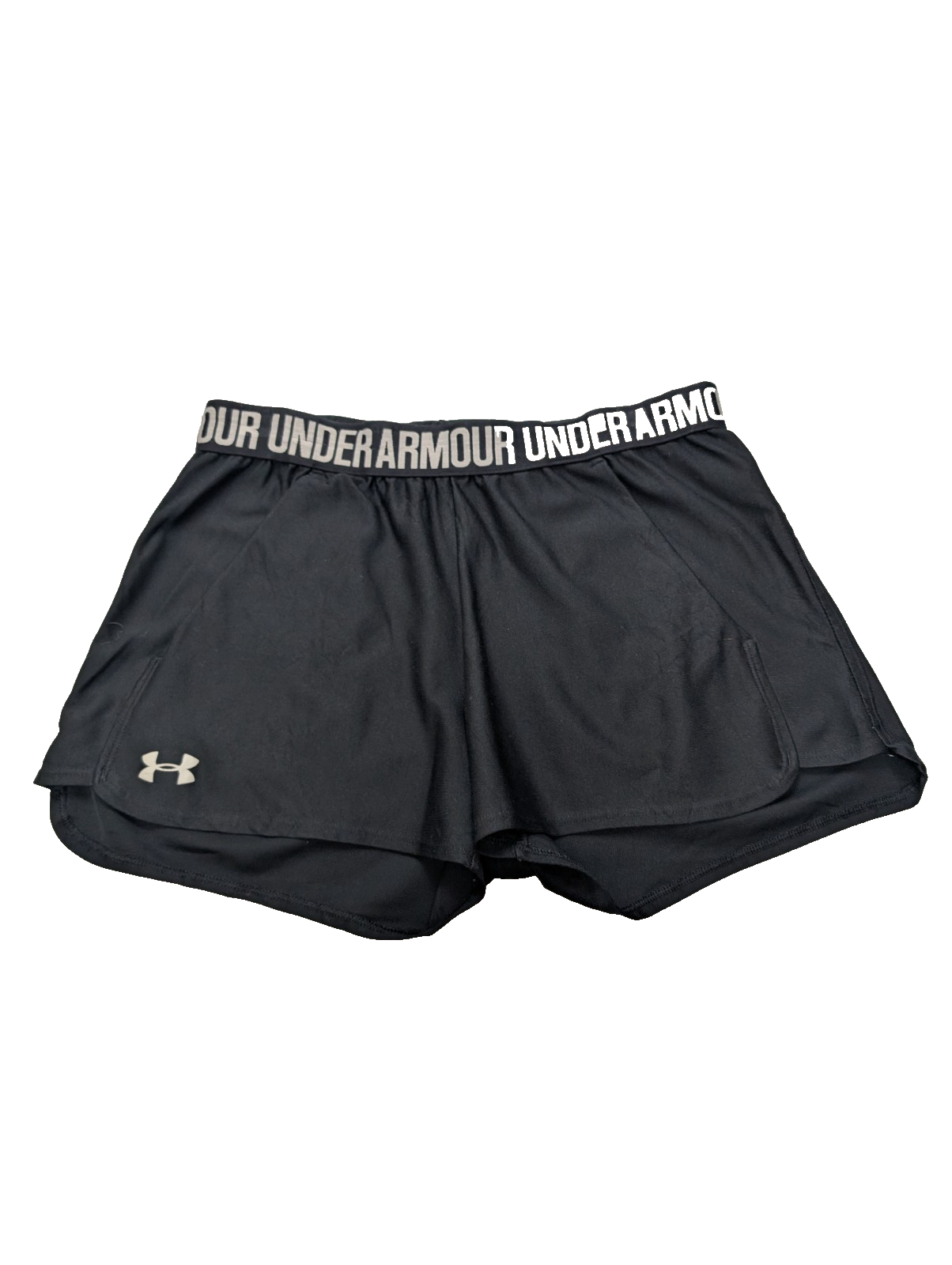 Short Under Armour Noir avec Poches - Femme Taille L