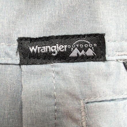 Chemise Wrangler Outdoor Homme Taille XL Technique Rando Gris Bleu