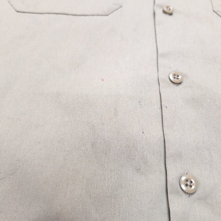 Chemise Dickies L Beige Workwear Manches Courtes Poches Boutonnées