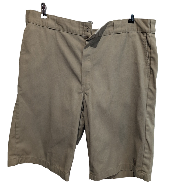 Short Dickies Workwear Beige Crème Homme W40 Relaxed Fit Coupe Droite Excellent