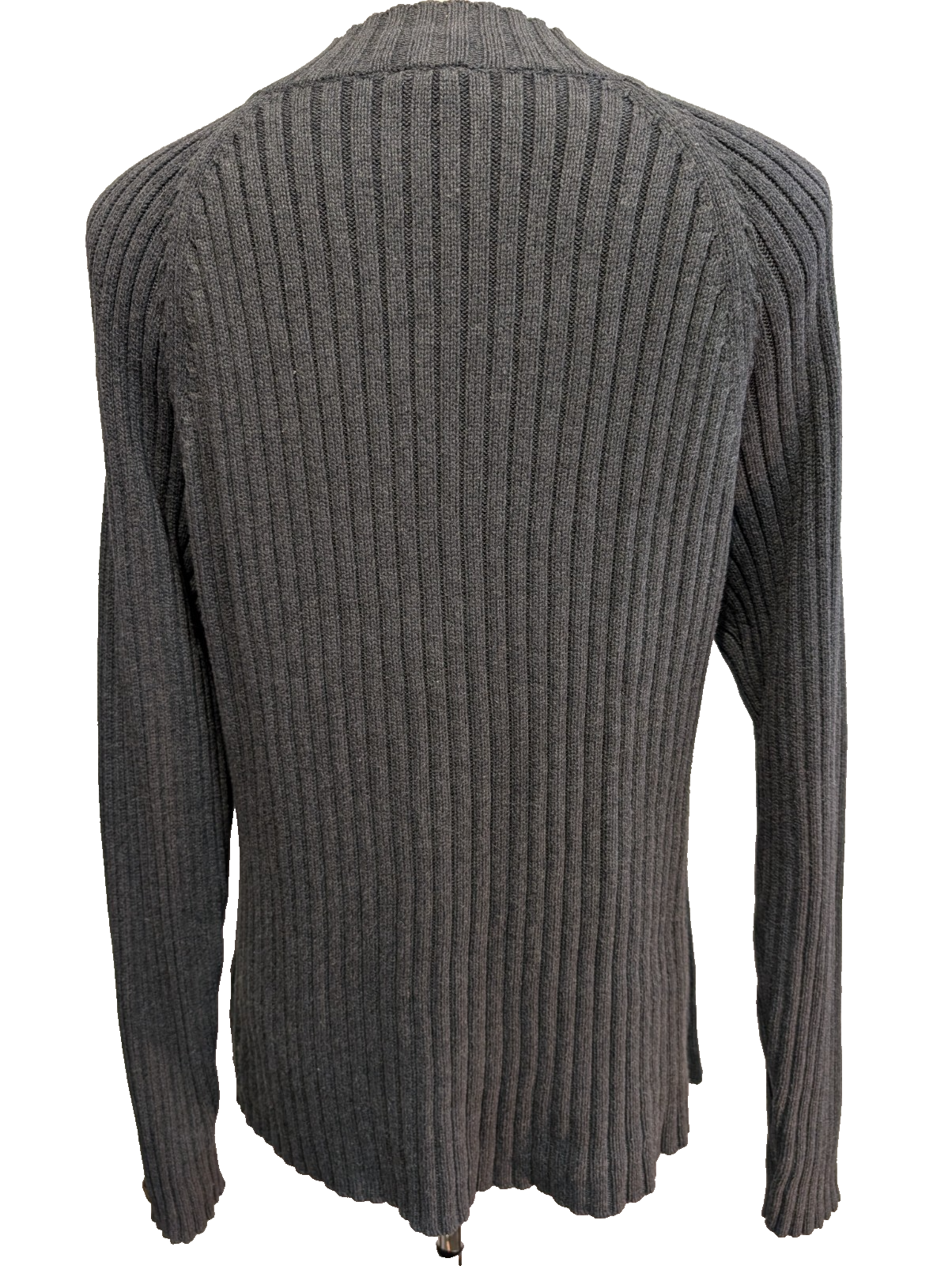 Pull Columbia vintage modèle XCO gris à rayures côtelées homme taille M