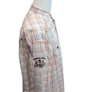 Chemise Patagonia XL grise carreaux bio coton pêche manches longues