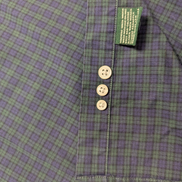 Chemise Lauren Ralph Lauren XL carreaux vert bleu violet shirt button down