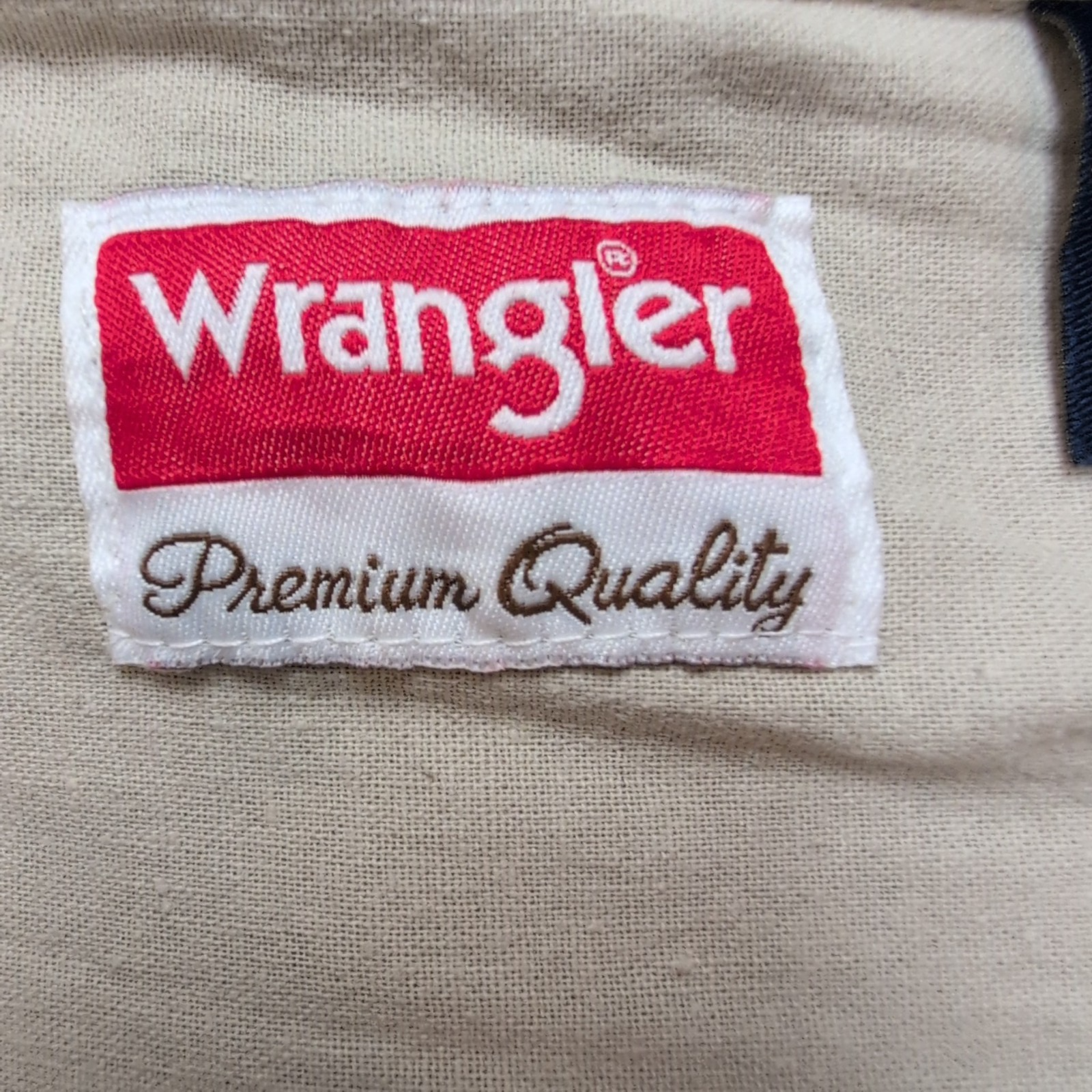 Chemise Wrangler Coton Marron uni Manches courtes 2 Poches Taille XL