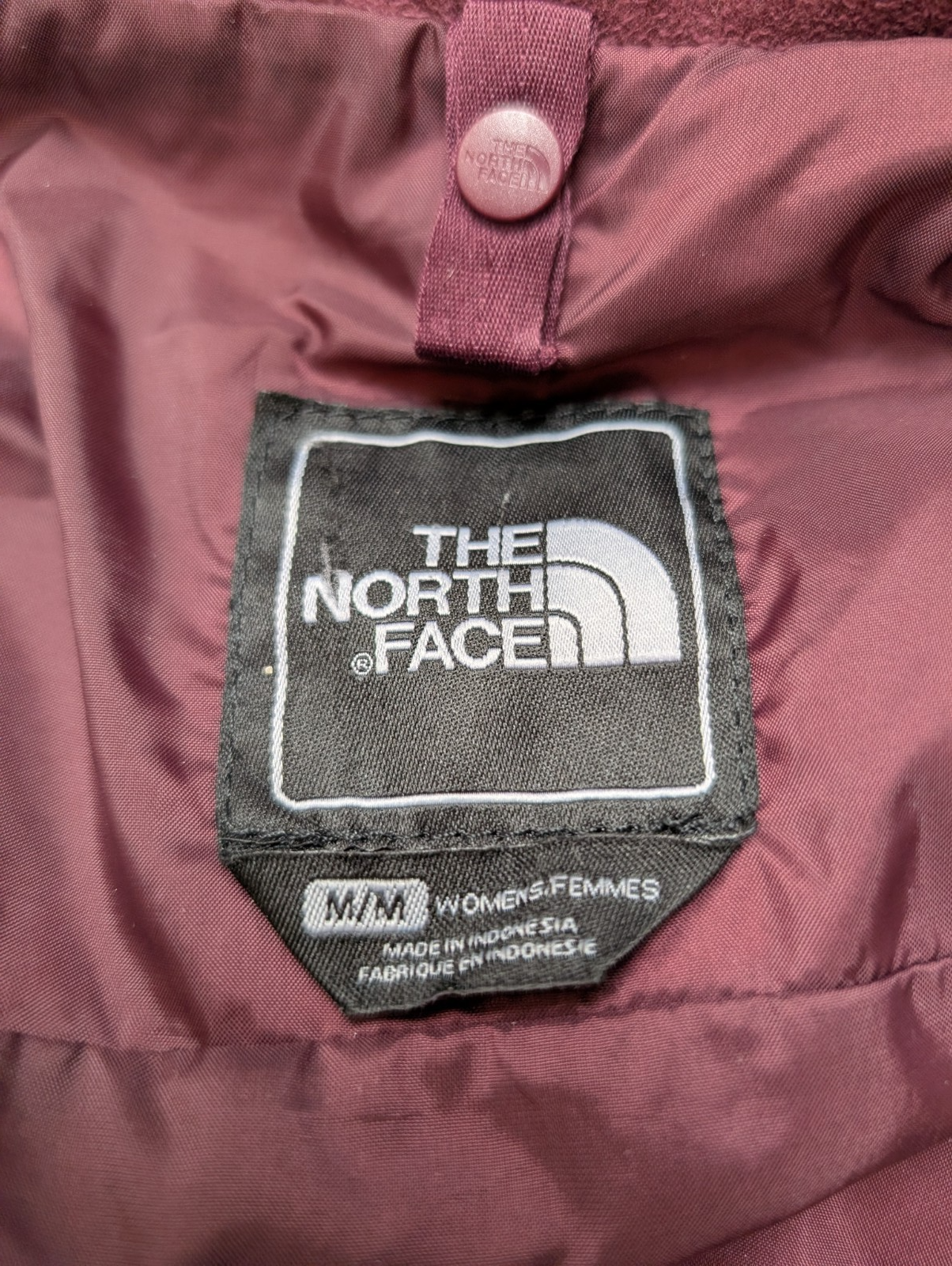 Veste The North Face Femme M/T Zuner Rose Bordeaux Coupe-Vent Pare-Pluie TNF