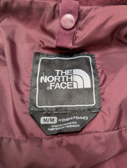Veste The North Face Femme M/T Zuner Rose Bordeaux Coupe-Vent Pare-Pluie TNF