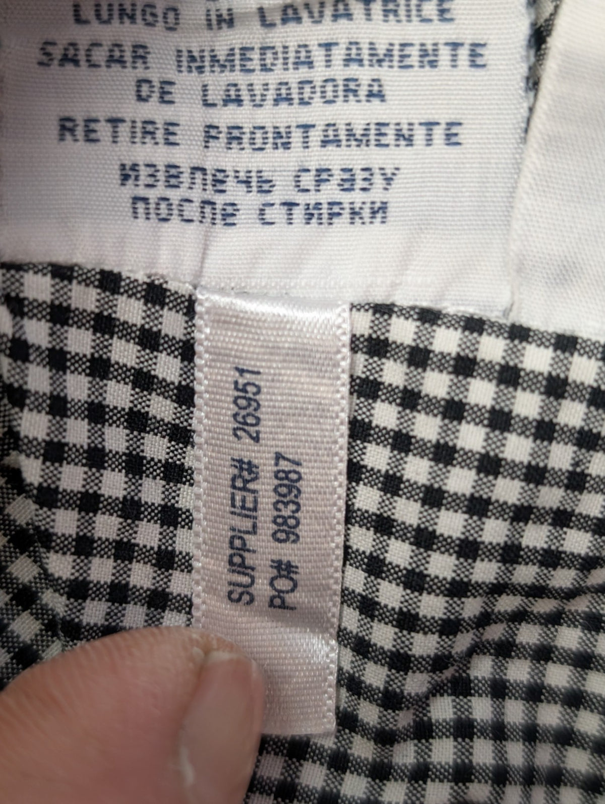 Chemise Polo Ralph Lauren Shirt L Custom Fit Carreaux Noir Button Down