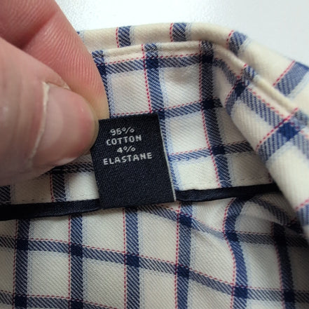 Chemise Tommy Hilfiger TH Flex Supima Slim Fit Stretch - Taille M/L