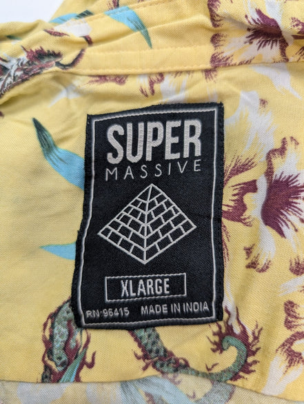 Chemise hawaïenne Super Massive dragon manches courtes taille XL