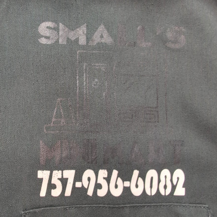 Chemise Dickies 2XL Anthracite Flocage Small's Minimart USA Workwear