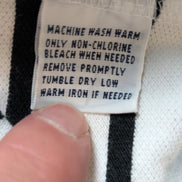 Polo manches courtes Polo Ralph Lauren rayures noir blanc coton XL