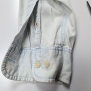 Chemise Tommy Hilfiger Homme Taille M Custom Fit Bleu Indigo Effet Jean Coton