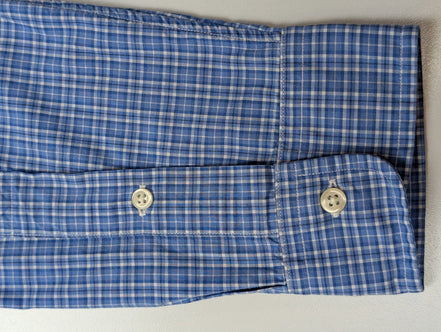Chemise Polo Ralph Lauren Bleu à petits carreaux Taille L - Excellent état