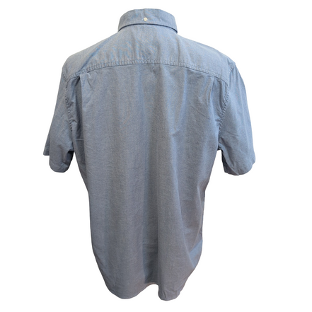 Chemise L.L. BEAN Homme XL Tall Bleu Clair Manches Courtes Poche