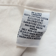 Chemise Ralph Lauren XL XXL Blanche Logo Marron Button Down Shirt