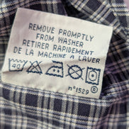 Chemise Polo Ralph Lauren Shirt L XL Carreaux Bleu Marine Button Down Logo