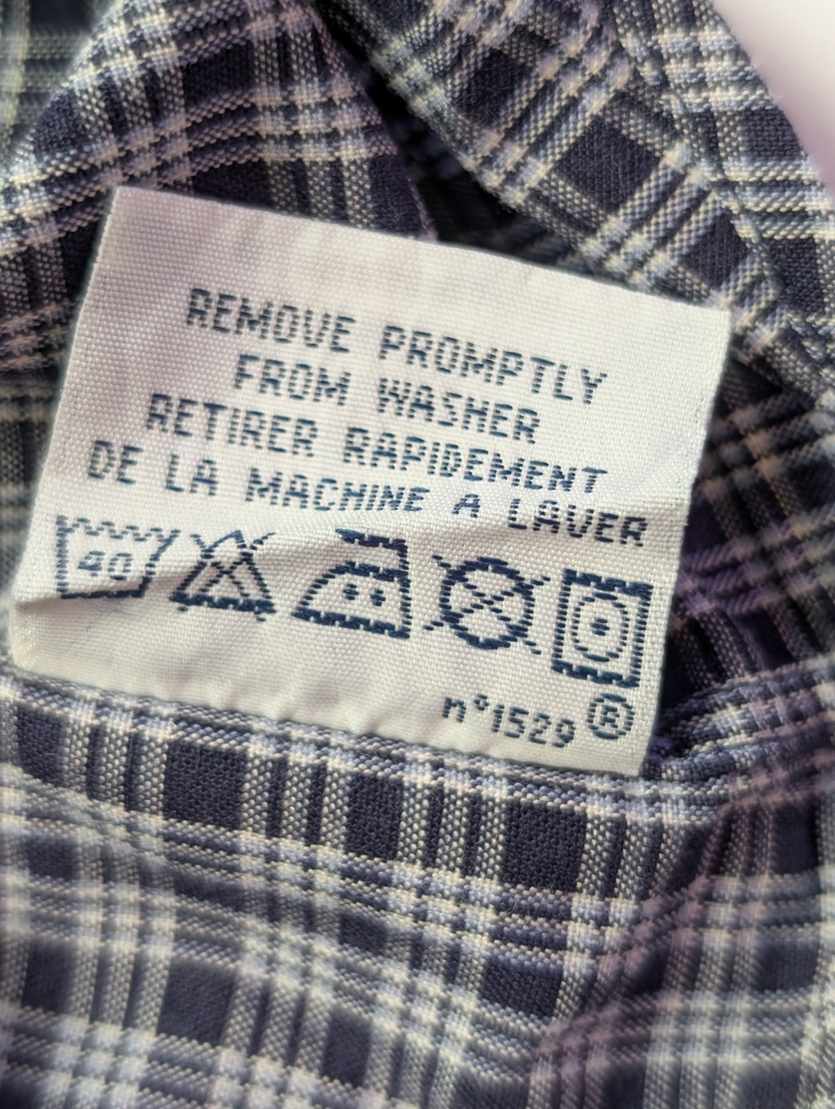 Chemise Polo Ralph Lauren Shirt L XL Carreaux Bleu Marine Button Down Logo