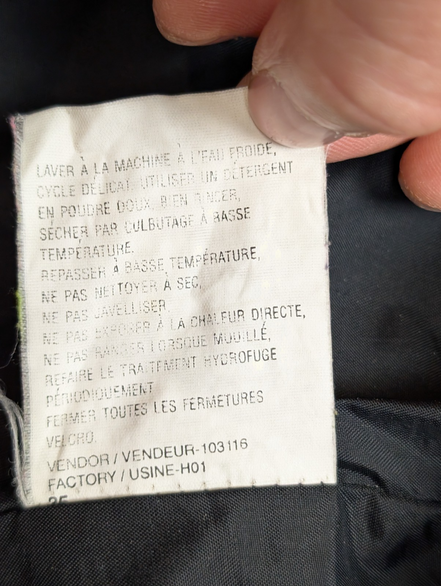 Veste Technique The North Face TNF Vintage L Rouge Noire Manteau Capuche