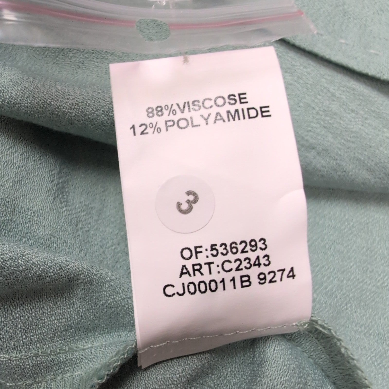 Jupe Femme Taille XL (T2) Christine Laure Vert Clair Viscose Neuve Étiquette