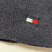 Gilet Tommy Hilfiger Bleu Marine Zippé Col Montant - Taille 3XL