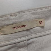 Jean Levi's 711 Skinny Femme Blanc Ultra Stretch Full White W30 L28 T42