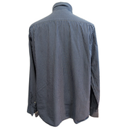 Chemise Tommy Hilfiger Bleu Foncé à Carreaux Manches Longues 1 Poche - Taille XL