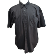 Chemise Docker's Manches Courtes Noire - Taille XL (Taille comme 2XL)