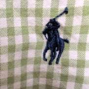 Chemise Ralph Lauren Classic Fit XL Flanelle Vert Logo Bleu Marine
