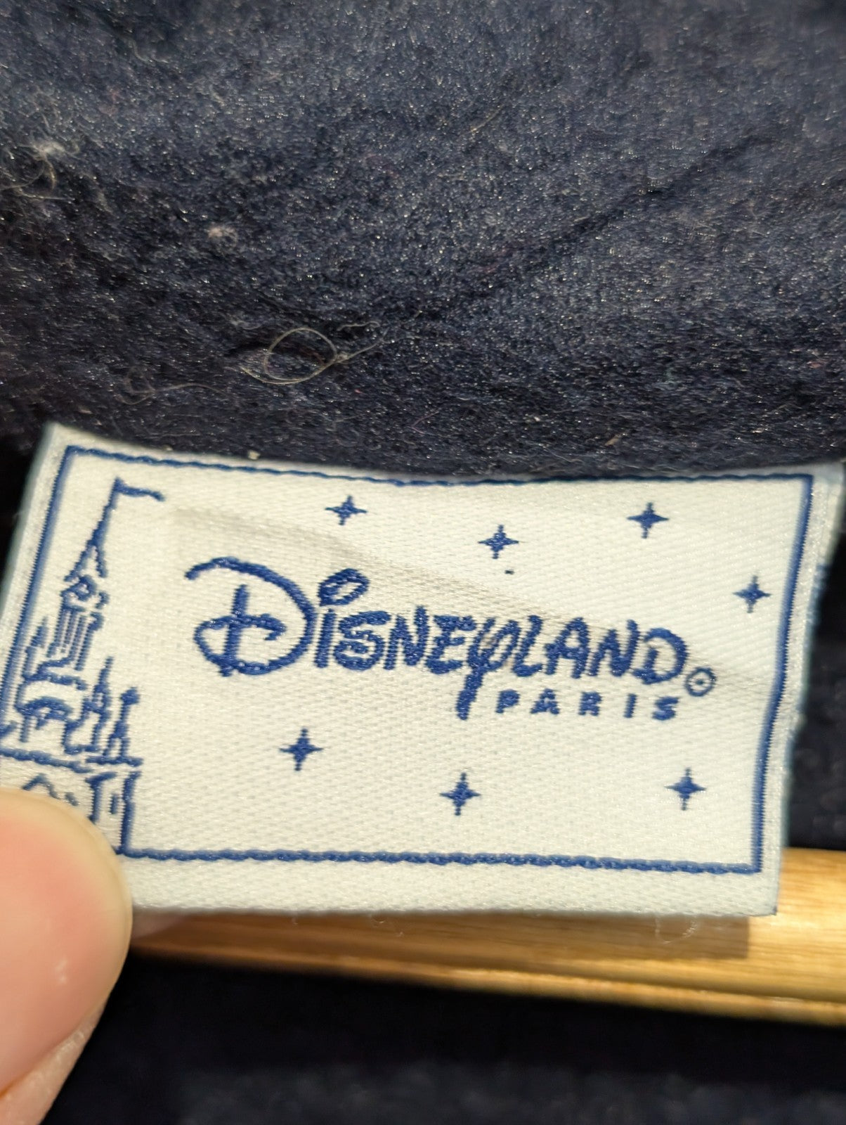 Veste Anorak Disney Land Vintage Marine S (12 ans) Coupe-Vent Doublé Polaire 🏰